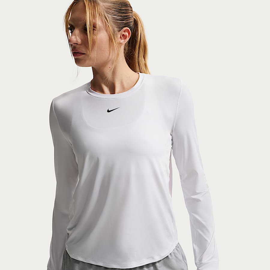 nike pro warm women's long sleeve top