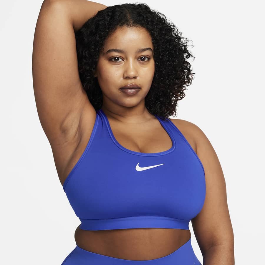 Nwt Nike Rival Plus Size Sports Bra Purple 44F Racerback Dri Fit Gym Workout  Top