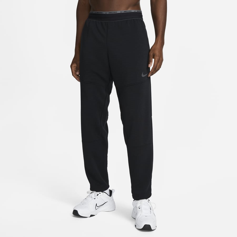 Pantalon noir homme cuir PU streetwear slim bas survêtement classe épais  chaud