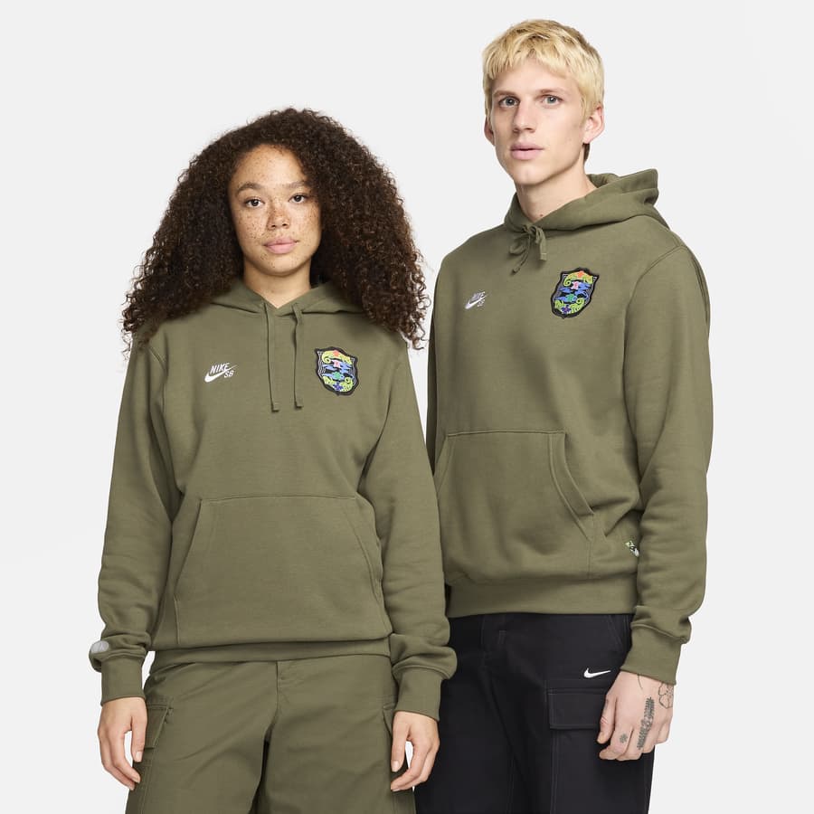 Sudadera con capucha y diseño extragrande colour block en tonos pastel con logo metalizado pequeño de nike hot sale