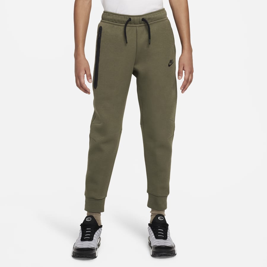 Nike woven online checked tracksuit bottoms