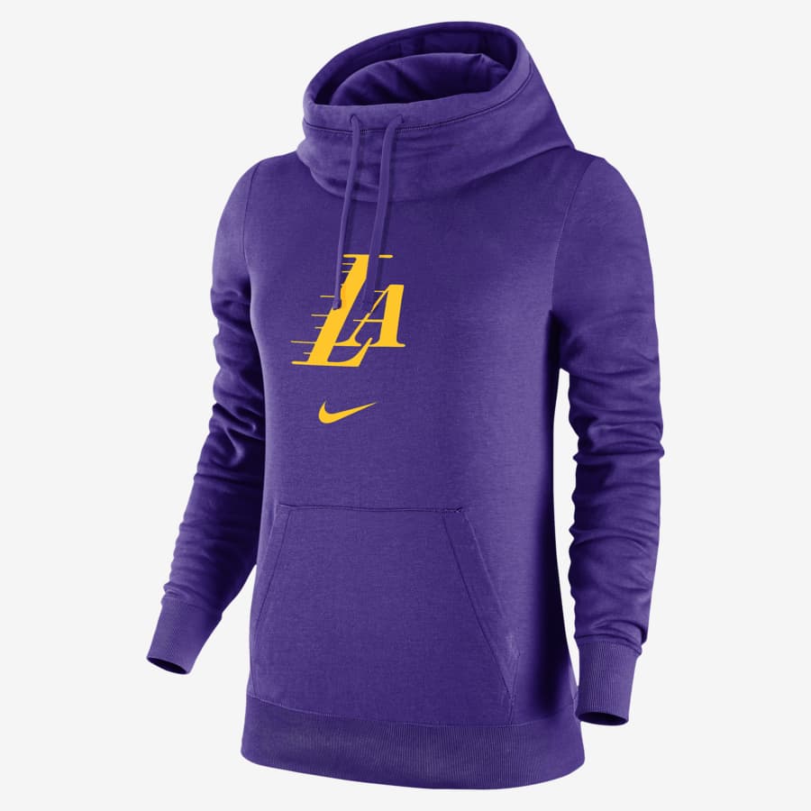 Sudadera con capucha y diseño extragrande colour block deals en tonos pastel con logo metalizado pequeño de nike