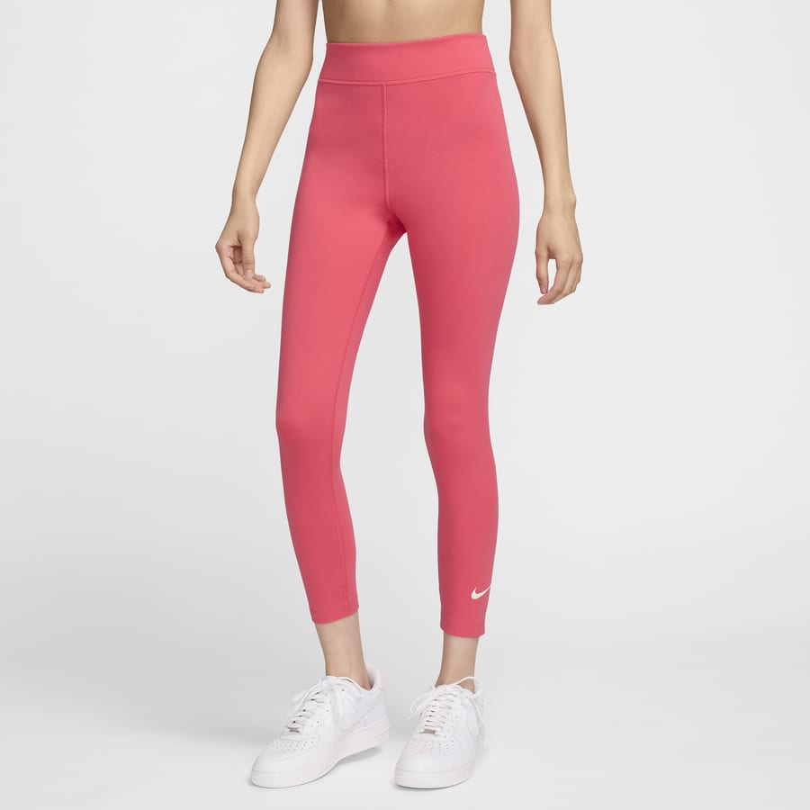 Hot pink nike leggings hot sale