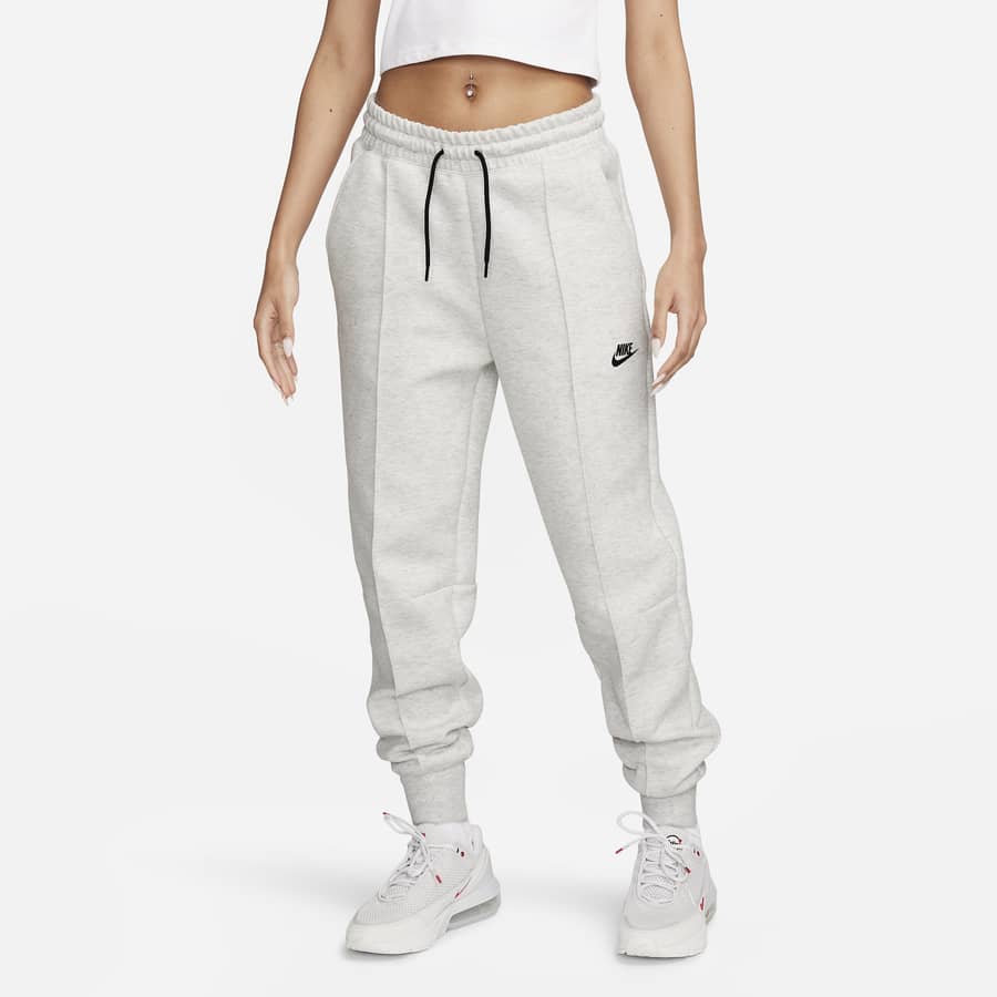 Nike Dri-Fit Womens Crop Jogging Pants Size Small Gray White Stretch 26X20  - $20 - From Ben