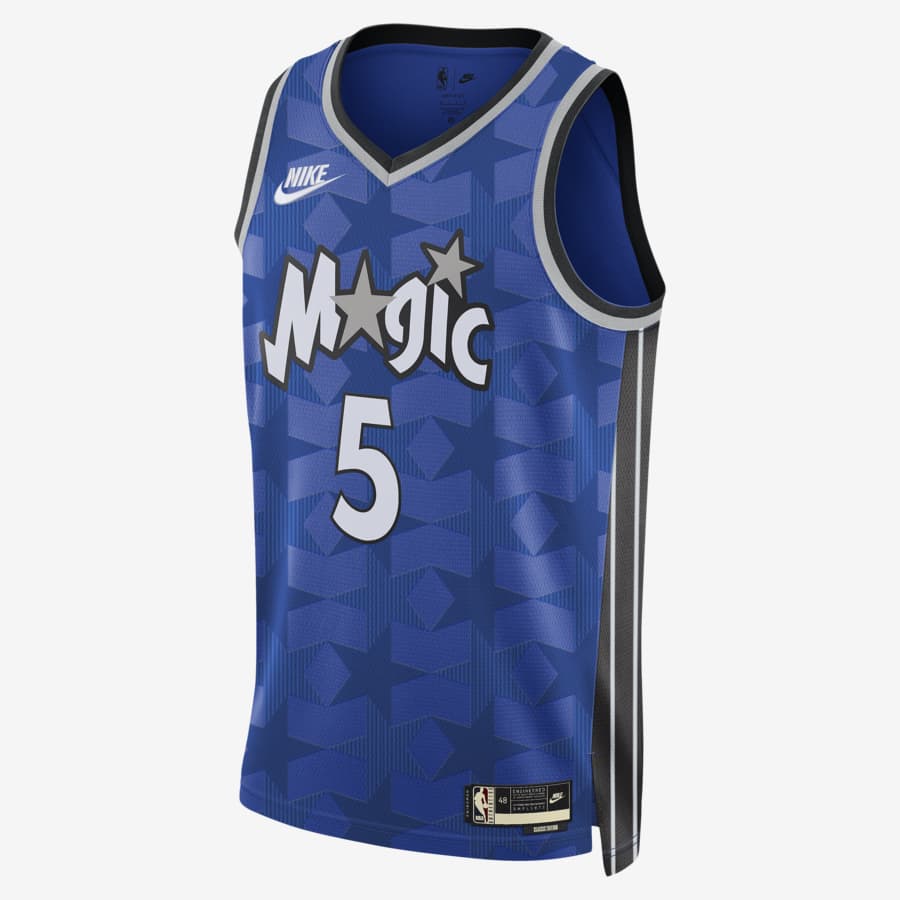 Premium Orlando Magic Classics Hardwood NBA Basketball Shorts Pockets Blue L