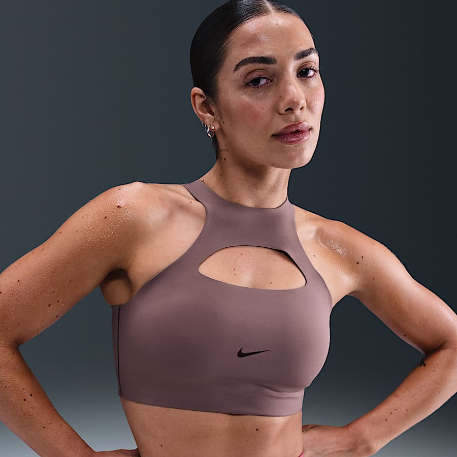 nike high neck sports bra