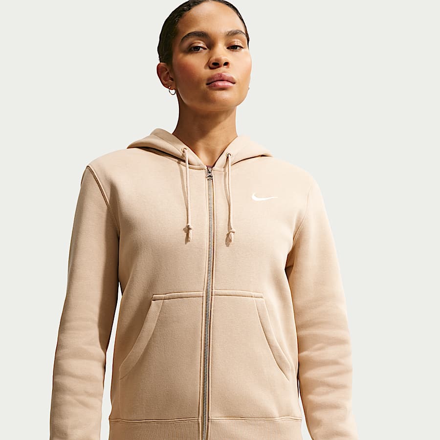 nike repeat tape fleece full zip hoodie