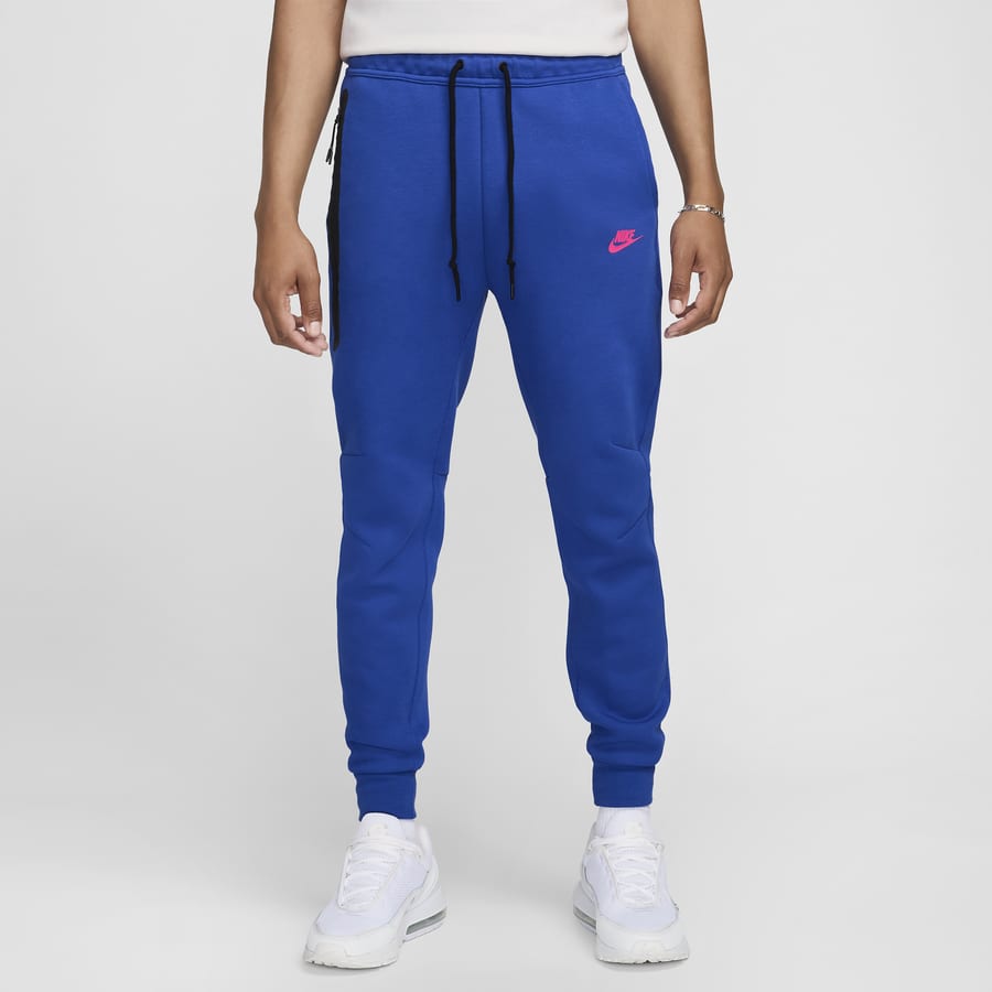 Blue nike sweatpants mens shop