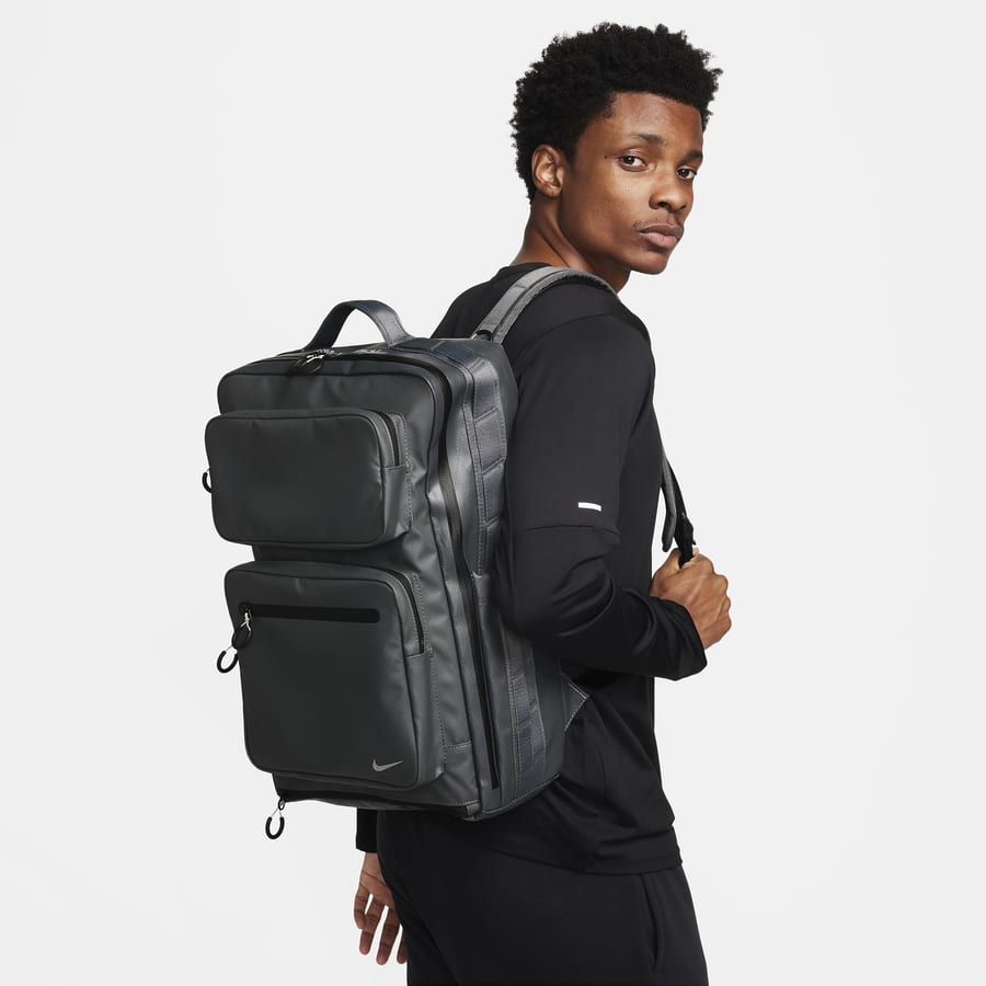 Nike FC Logo Backpack School Gym Travel Training Bag Soccer w