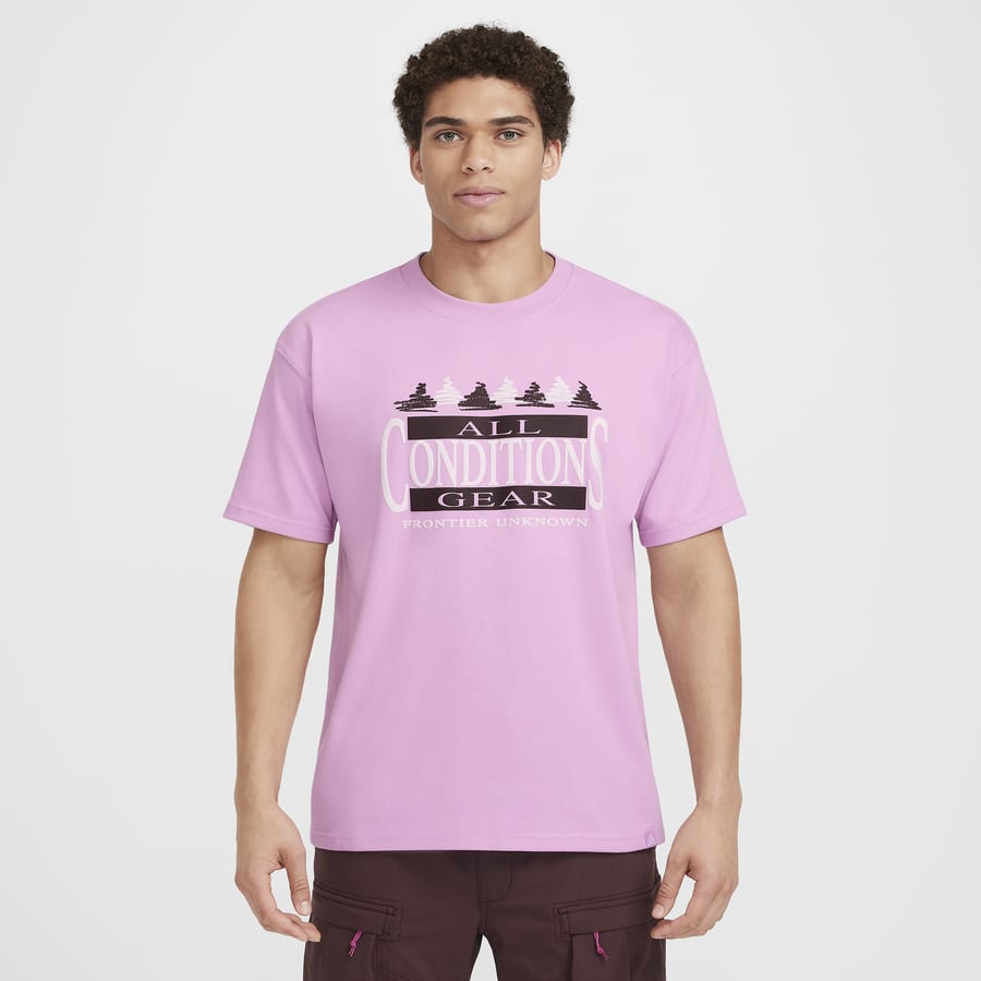 Maglia rosa nike uomo online