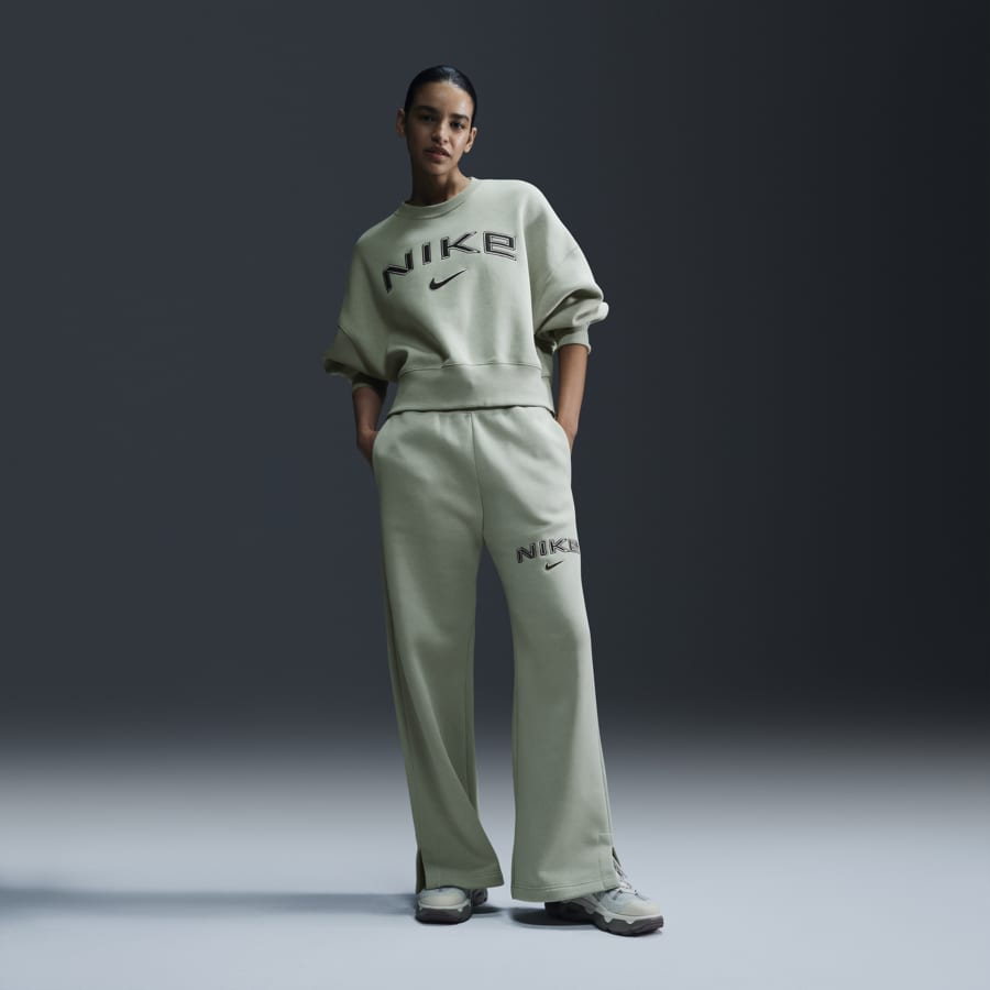 Wide leg nike tracksuit top