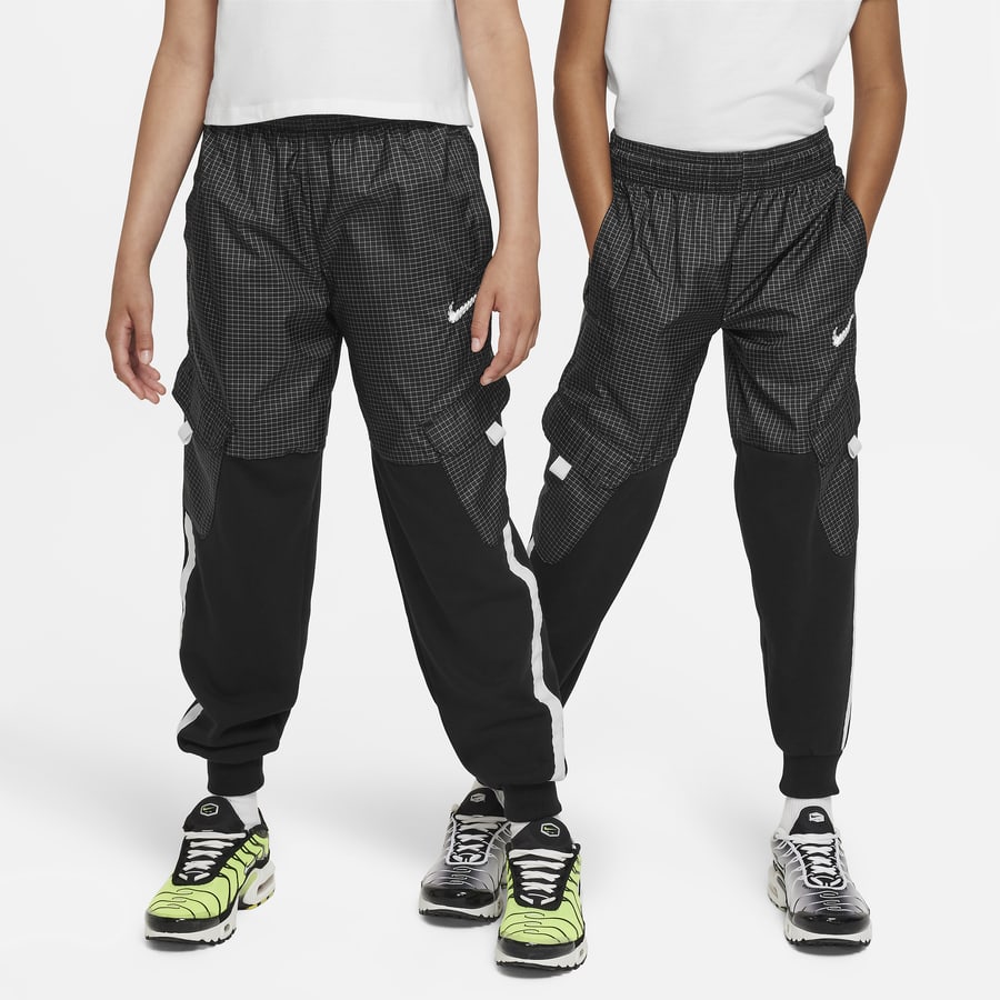 Nike Pro Baggy Straight Leg Sweatpants CJ4161-010 Size XS
