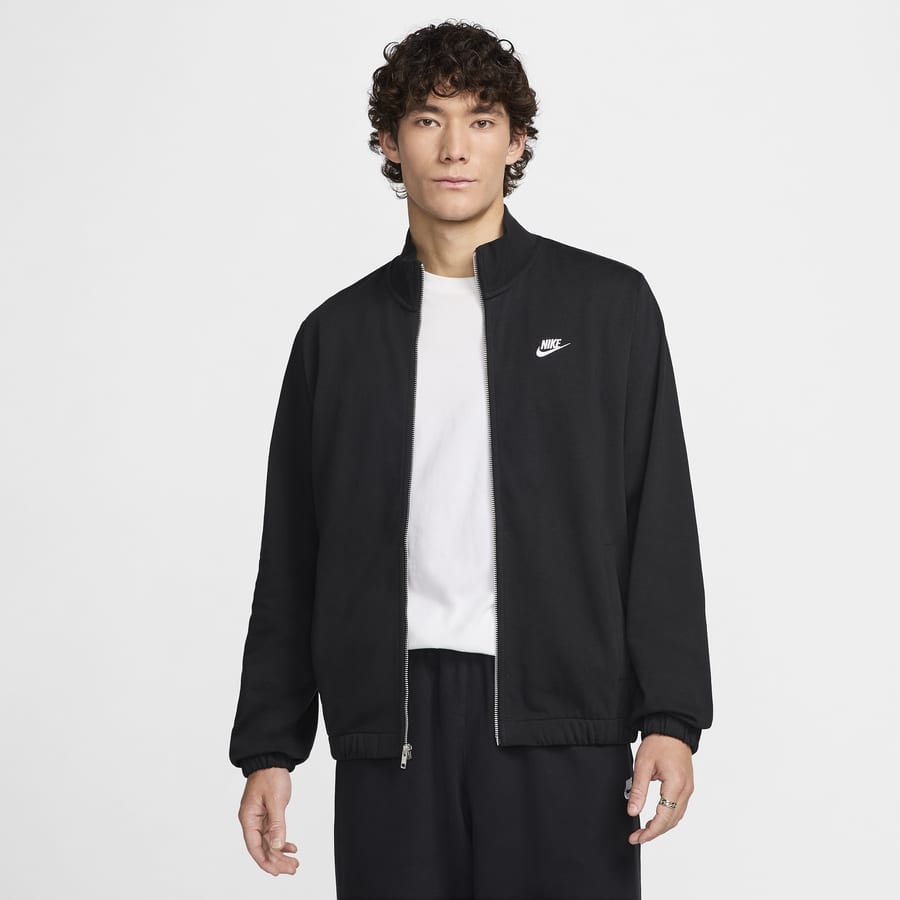 Nike フード付きウィンドブレーカー Ꮇ（140-150）ブラック