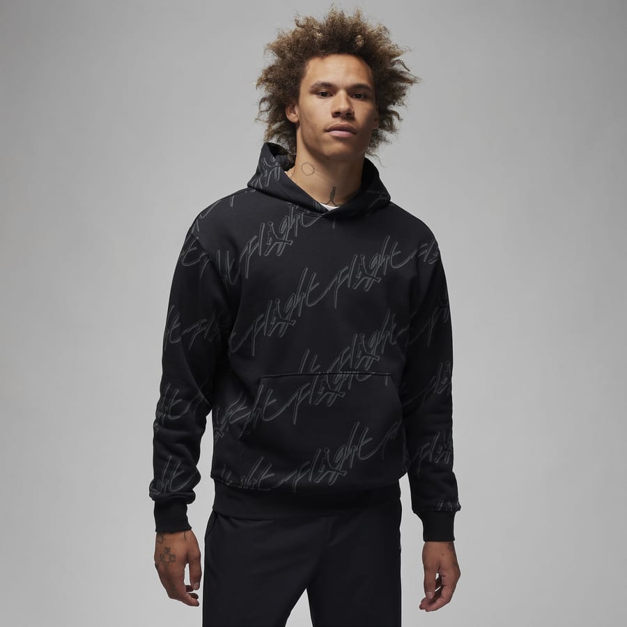 Felpa pullover in fleece con cappuccio Jordan Essentials Uomo