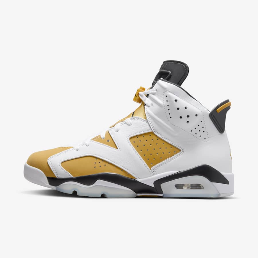 Jordan 6 negro con amarillo sales