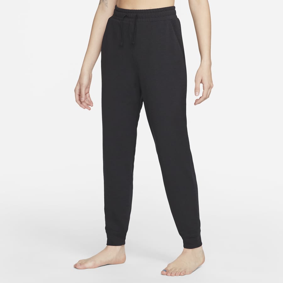 Nike Dri-Fit Grey Cropped Capri Sweatpants Women's Medium Workout  Athleisure