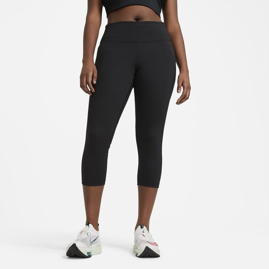 Nike Women's Regular Length Tight Fit Leggings DB6052 010 Black