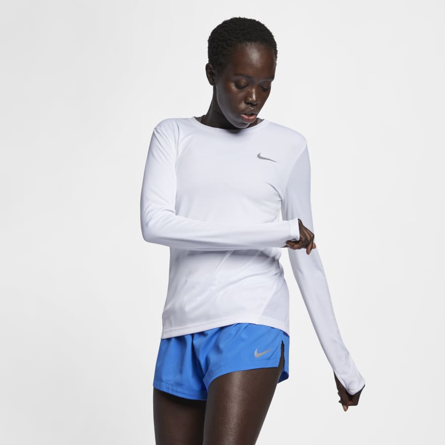 Vêtement deuxième couche de running Nike Dri-FIT Swoosh Run pour Femme