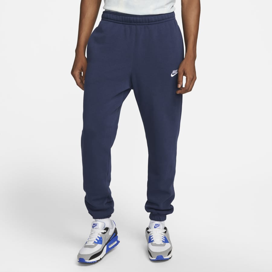 Nike Athletic Sweatpants Men’s XL Loose Fit Athletic Pants Pockets Baggy  Blue 