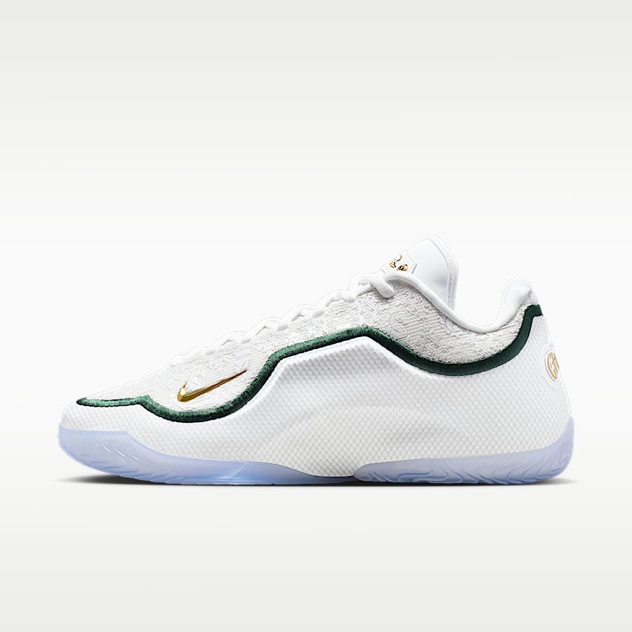 clean white mesh nike shoes