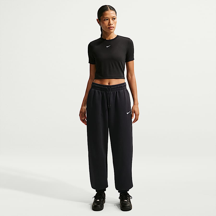 Sportbroek voor dames, joggingbroek voor dames, lange hoge taille, sportbroek met zakken, effen, trainingsbroek, sweatbroek, baggy, ademend, vrijetijdsbroek, fitness, sweatpants, loopbroek, yogabroek