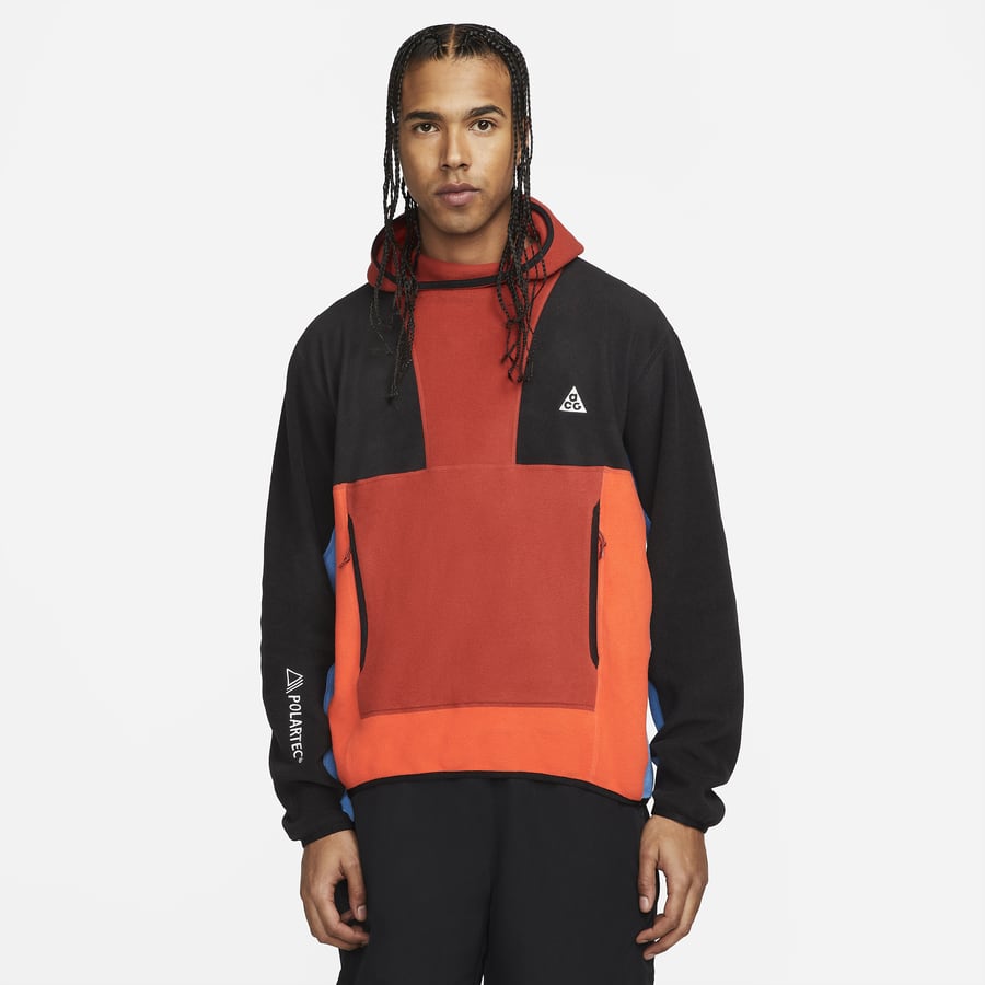 nike hoodie with zipper pocket on sleeve