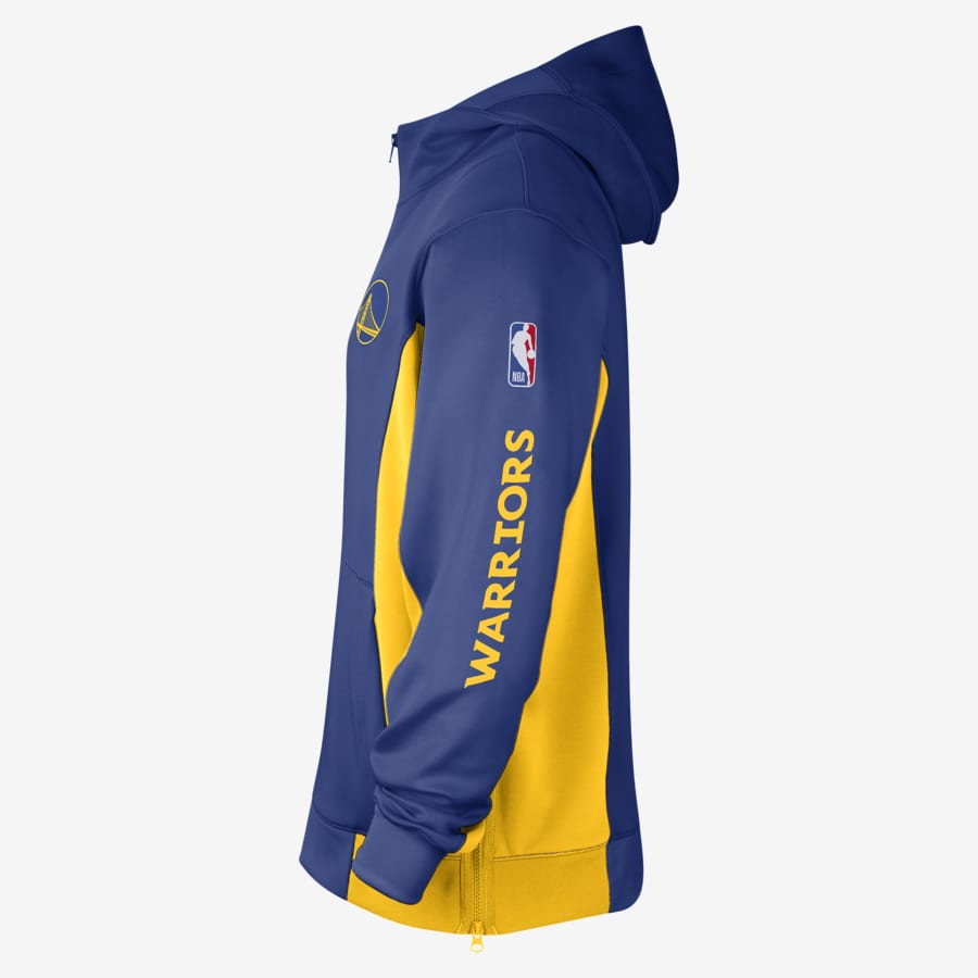 Golden State Warriors Nike Therma Flex Showtime On Court Bench Hoodie Men's  NBA