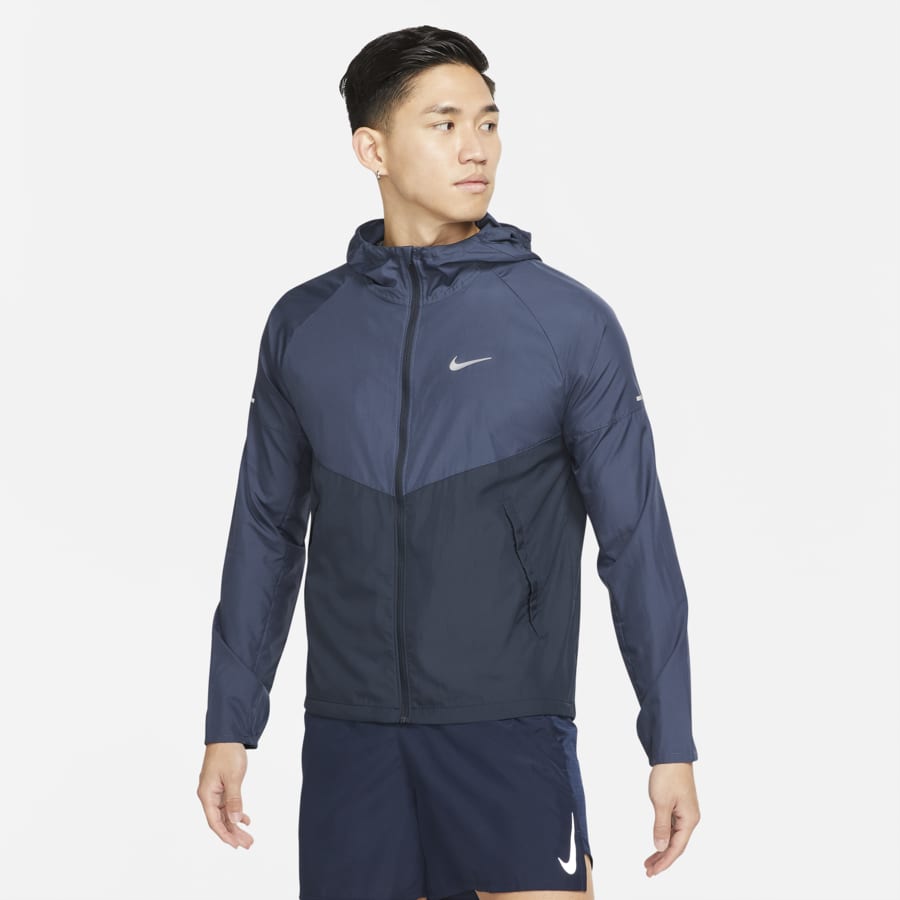 nike long rain jacket
