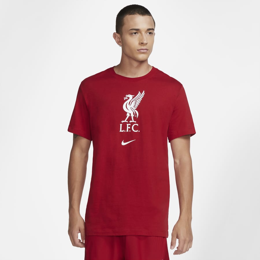 lfc nike mens red training ground tee