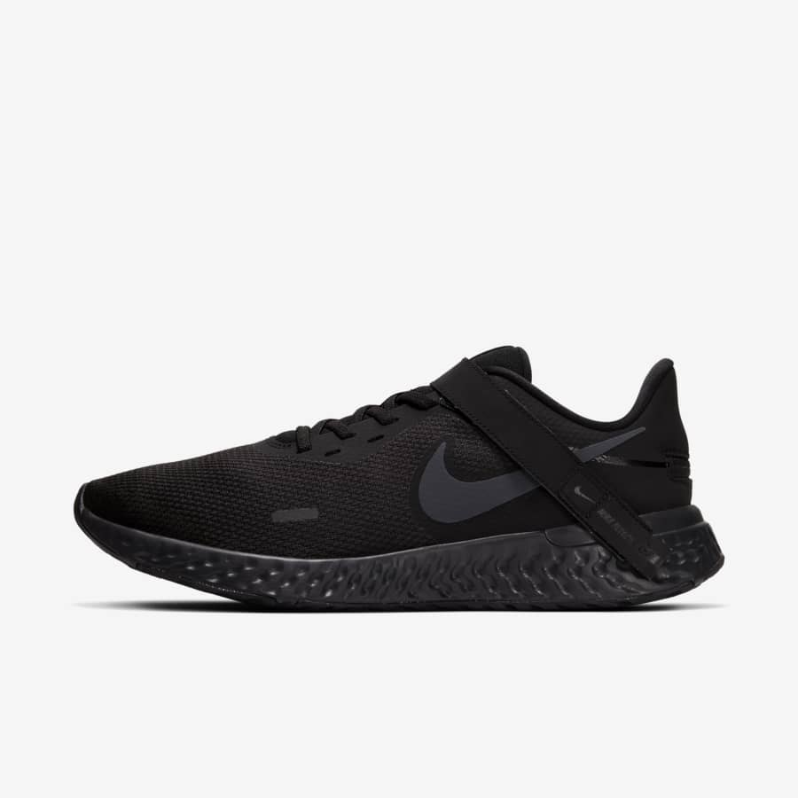 black and grey nike sneakers
