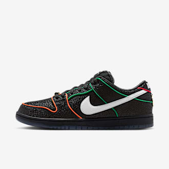 nike dunk half size down