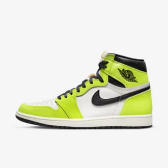 jordan neon green shoes