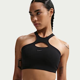 nike high neck sports bra