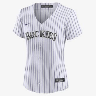 NIKE Youth Big Boys Charlie Blackmon Purple Colorado Rockies Player Name  And Number T-Shirt for Kids