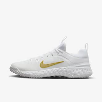 nike vapor varsity low turf white lacrosse cleats