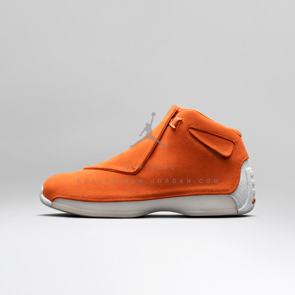 Orange Suede Jordan Retro 18 Orange Orange Jordan 18 Top