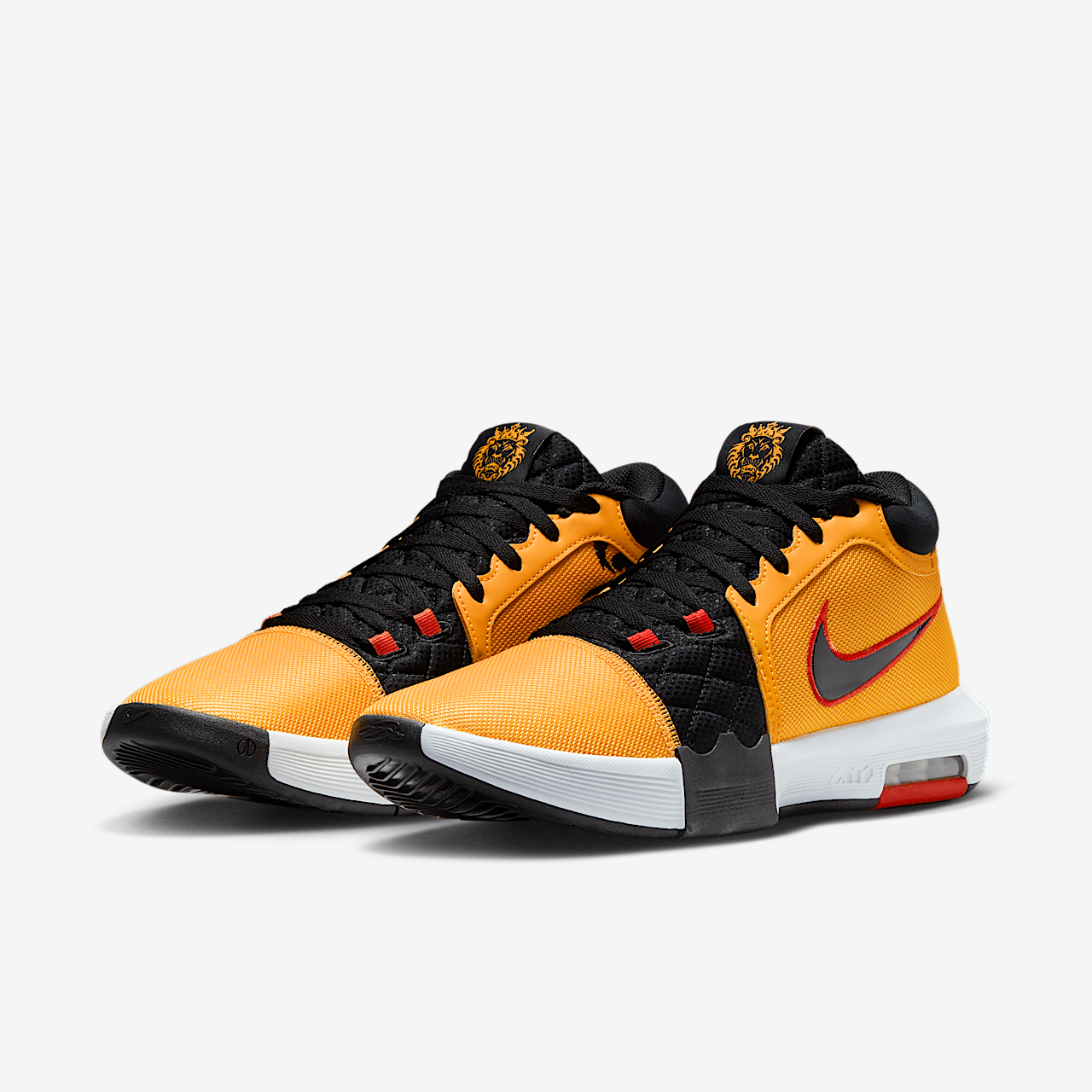 Nike LeBron sneaker University Gold/Light Crimson/Wit/Zwart