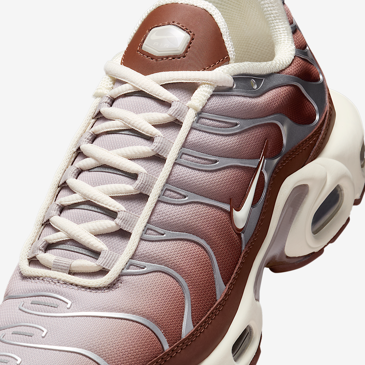 Nike Air Max Plus sneaker Fauna Brown/College Grey/Metallic Silver/Soft Pearl