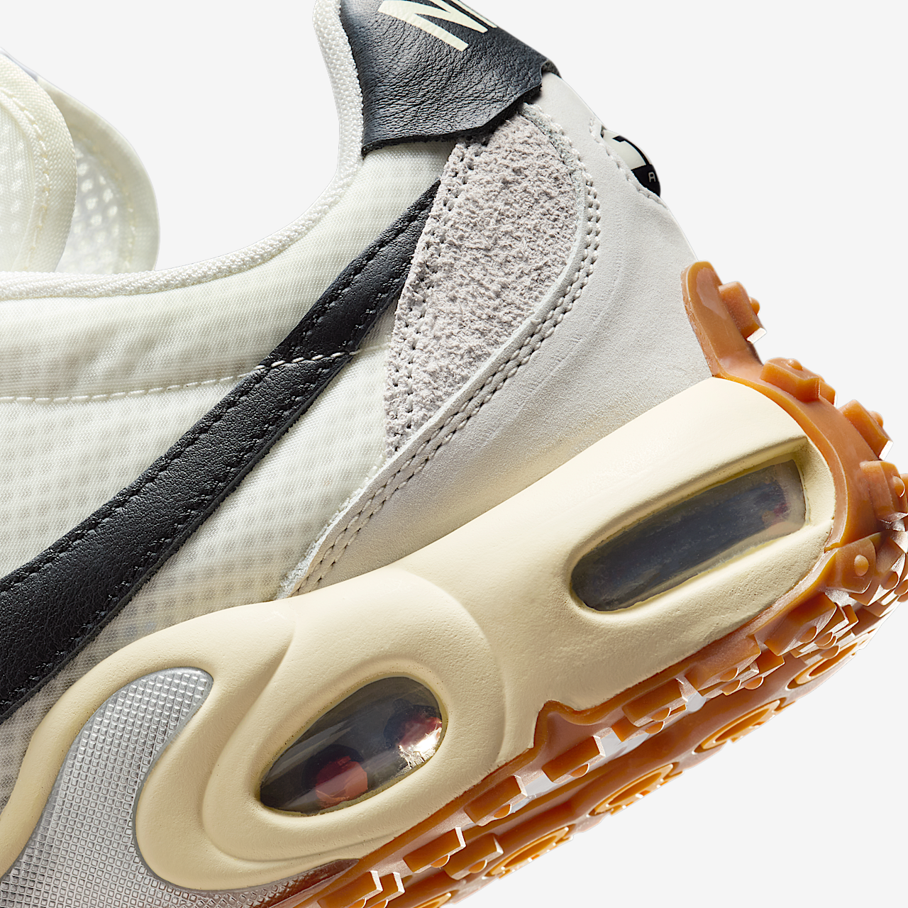 Nike Air Max sneaker Sail/Gum Medium Brown/Neutral Grey/Zwart