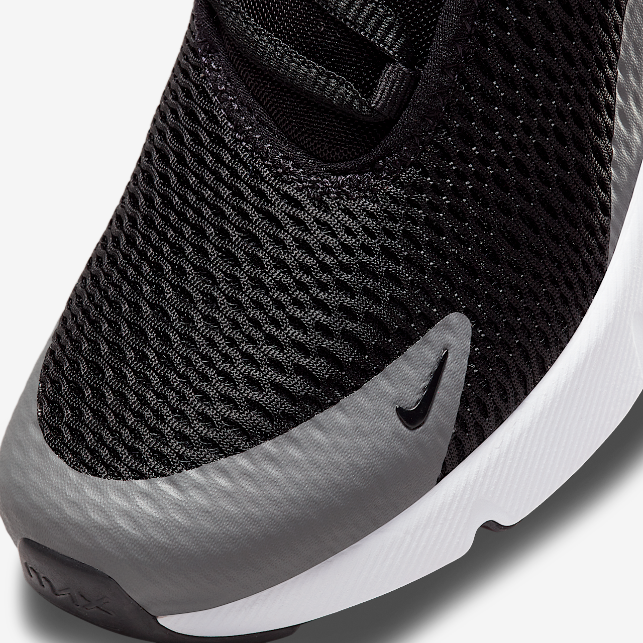 Nike Air Max sneaker Zwart/Smoke Grey/Sunset Pulse/Metallic Silver