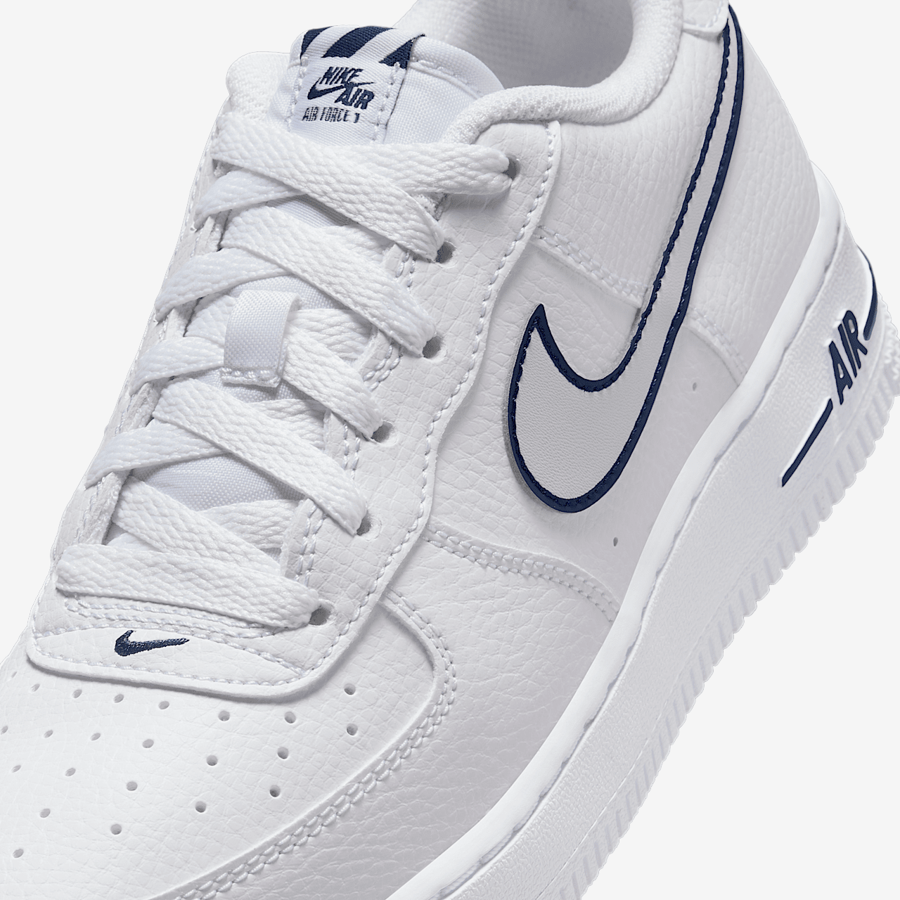 Nike Air Force 1 sneaker Wit/Midnight Navy/Photon Dust