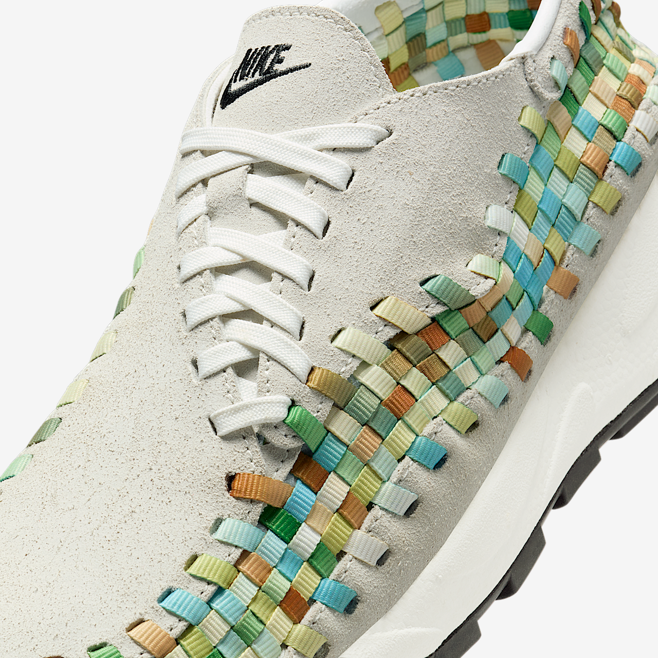Nike Nike Air Footscape Woven sneaker Summit White/Sail/Meerkleurig/Zwart