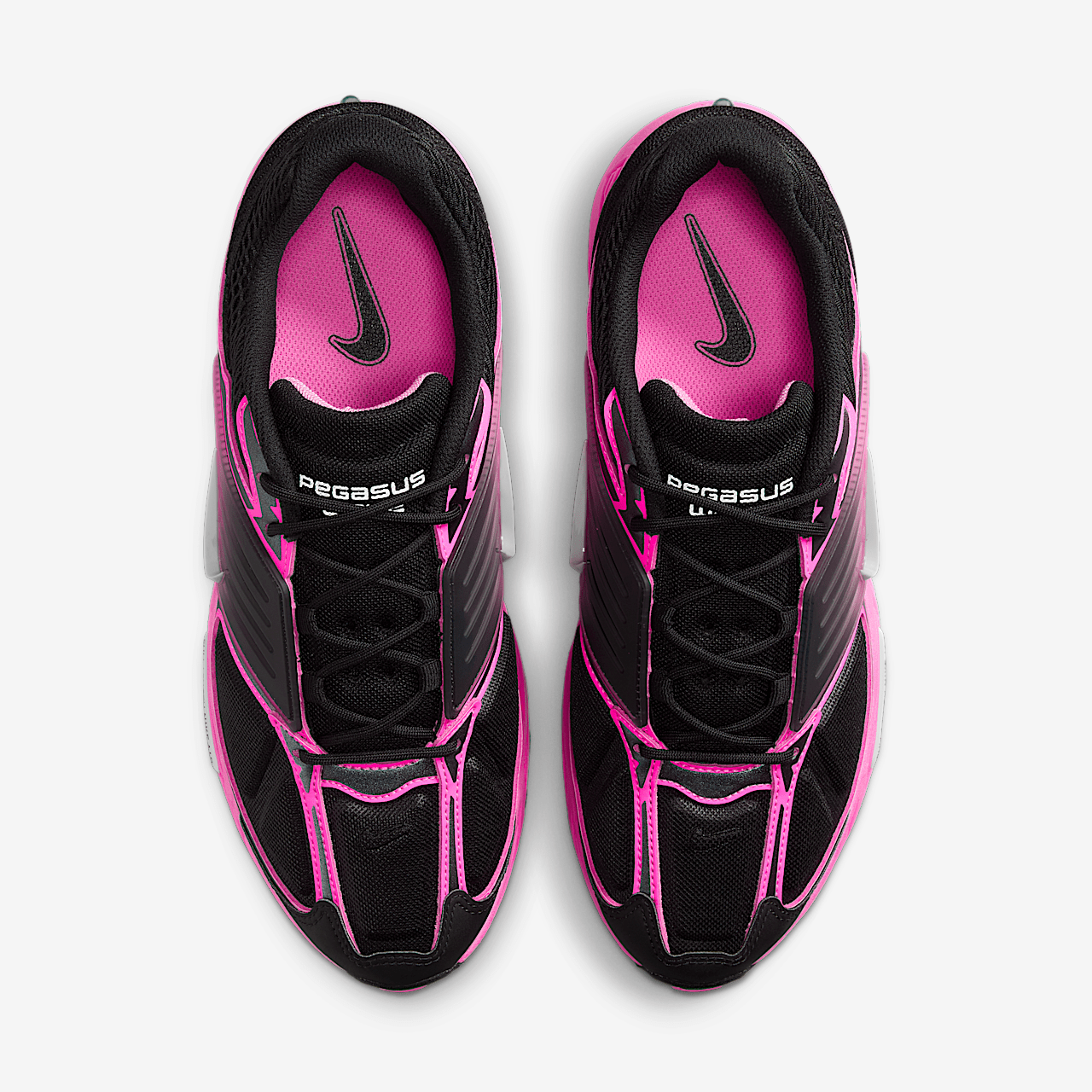 Nike Nike Air Pegasus Wave sneaker Zwart/Pink Blast/Metallic Platinum