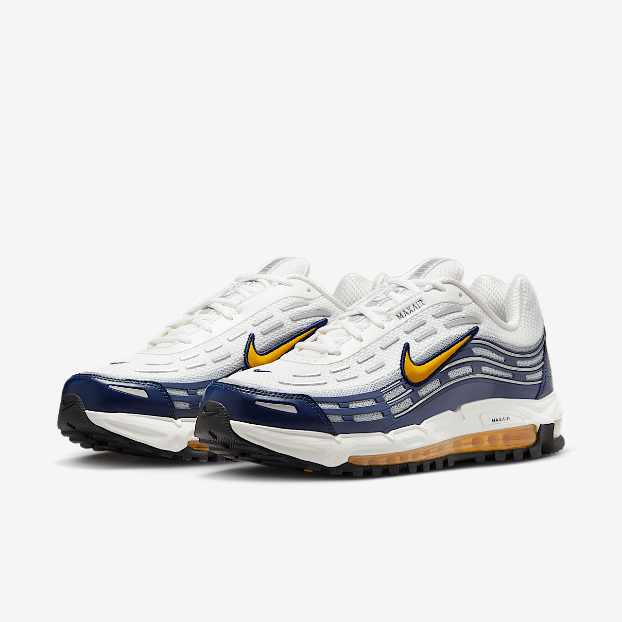 Nike Air Max sneaker Wit/Midnight Navy/Wolf Grey/Varsity Maize