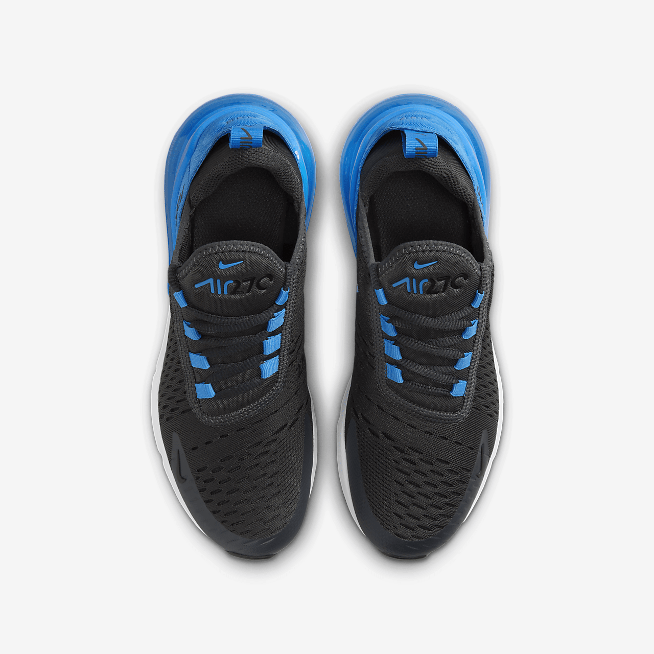 Nike Air max 270 sneaker Anthracite/Zwart/Wit/Light Photo Blue