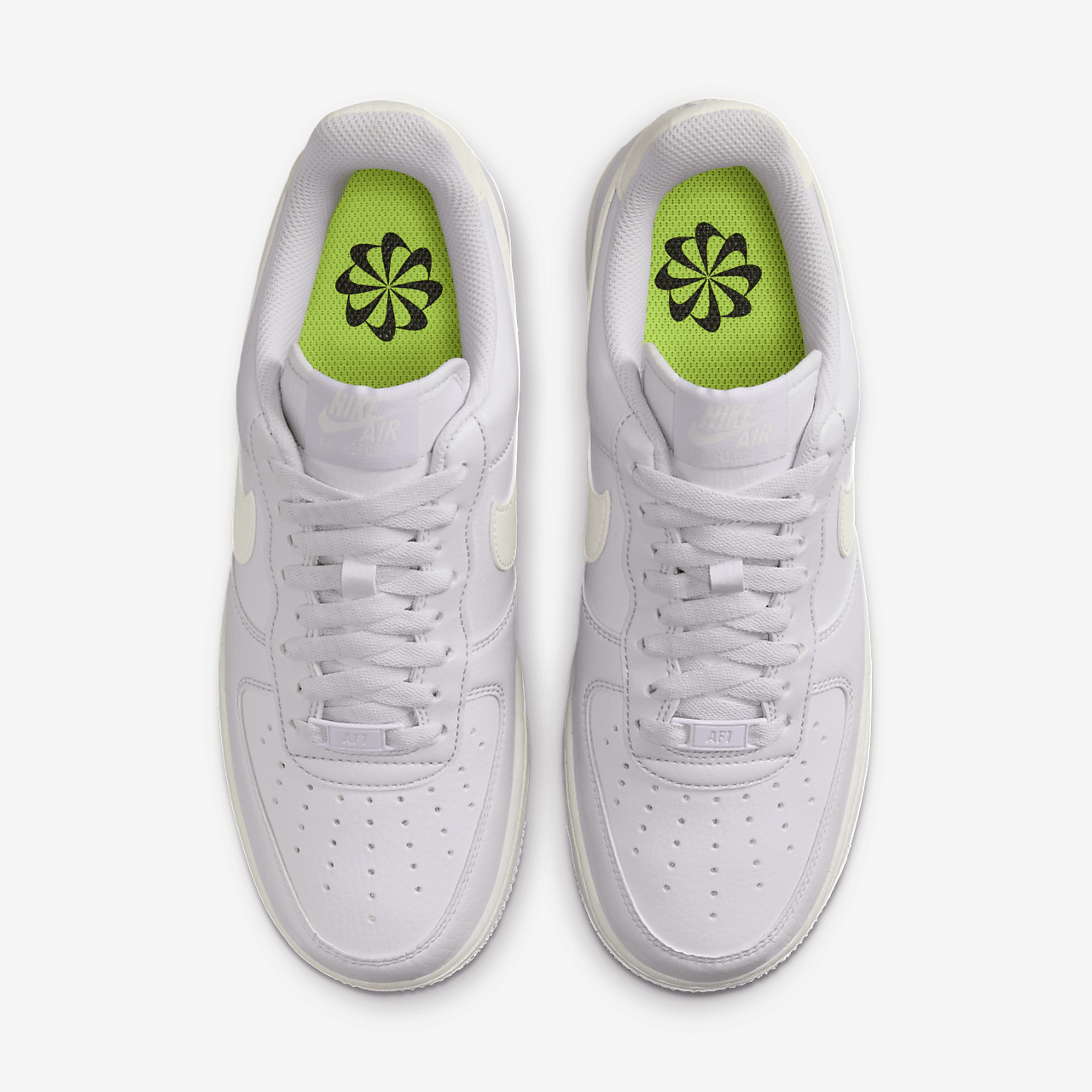 Nike Air Force 1 sneaker Barely Grape/Volt/Zwart/Sail