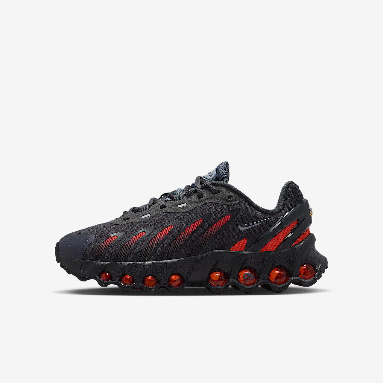 Nike Air Max DN sneaker Dark Smoke Grey/Zwart/Team Orange/Light Carbon