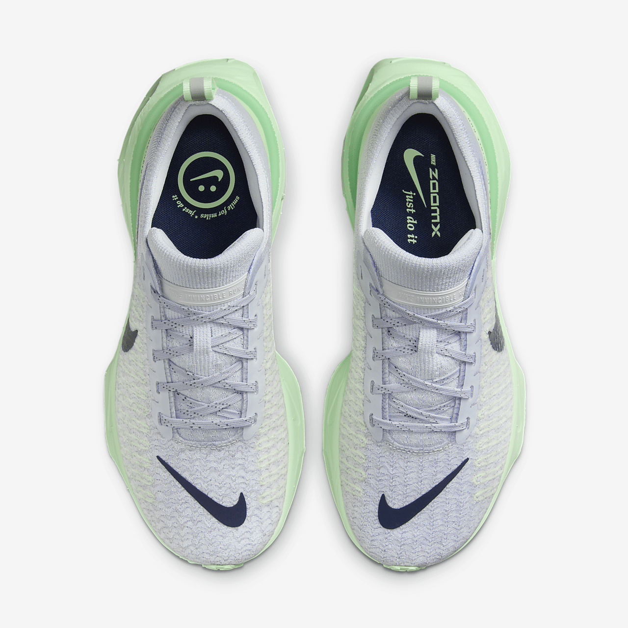 Nike  sneaker Pure Platinum/Cool Grey/Vapor Green/Dark Obsidian