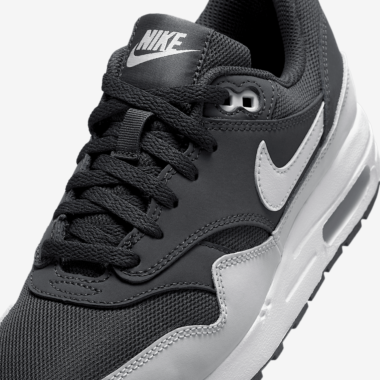 Nike Air Max 1 sneaker Off Noir/Wit/Zwart/Vast Grey