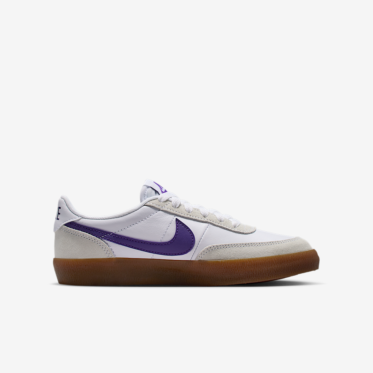 Nike  sneaker Wit/Gum Medium Brown/Wild Grape